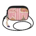 thumbnail image 2 of FORMRS Mini Crossbody Bag for Women Adjustable Rope Shoulder Casual Phone Purse, Gingerbread Houses, 2 of 7