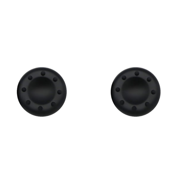Sidaley 2 piezas de consola de juegos Gamepad Thumbstick cubierta protectora de silicona Joystick Grips Caps controlador de juegos piezas de repuesto Videojuegos y accesorios Negro