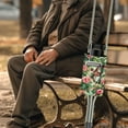 thumbnail image 5 of COEQINE Hummingbird Crutch Case Floral Underarm Crutches Attachment Hanging Pouch Large Capacity Crutch Storage Bag Mobility Cane Pouch for Adults, Seniors, Kids, 5 of 7