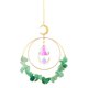 thumbnail image 4 of Colgante de metal con forma de círculo de luna de cristal para decoración del hogar morado Ehuebsd Libre de BPA, 4 of 9