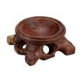 thumbnail image 1 of 6cm Type A Wooden Root Carving Ornament  Ball Base Ball Holder, 1 of 8