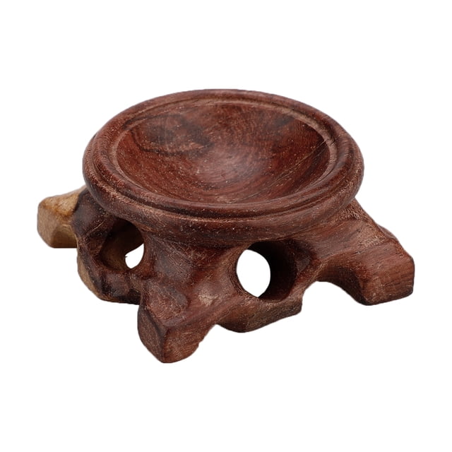 6cm Type A Wooden Root Carving Ornament Ball Base Ball Holder