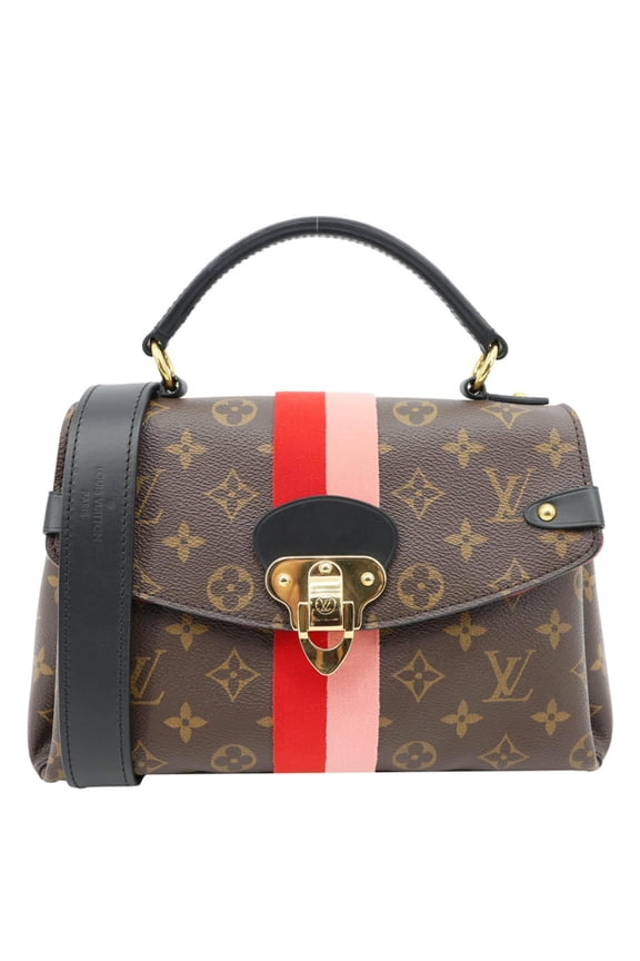 Pre-Owned Pre Owned Louis Vuitton Georges BB Monogram Canvas Shoulder Bag Brown