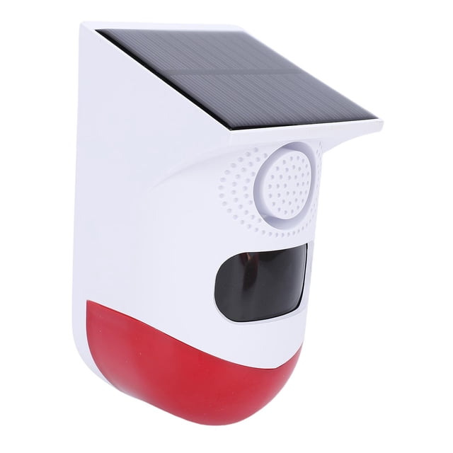 Alarma Solar Estroboscópica Con Sensor De Movimiento WiFi 120db Sonido IP67 A Prueba De Agua Sirena De Seguridad Al Aire Libre Control Remoto Para Tuya