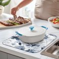 thumbnail image 4 of Microfibre Drying Mat for Kitchen Pioneer Dish Drying Drainer Mat Absorbent Colorful Floral Drying Mat Washing Up for Glass, Plate & Cup 16inch X 18inch, 4 of 7