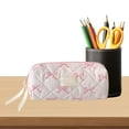 thumbnail image 5 of Bow Pencil Pouch Multifunctional Makeup Brush Bags Portable Bow Pencil Case Colorful Travel Toiletry, 5 of 6