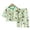 Summer Children Outfit Set-C634-Green, variant on Toddler Girl Summer Short Outfit Sets Cotton Short Sleeve Tops Tees Shorts Clothing Sets Girls Summer Set 1-13 Years,10-11 Years