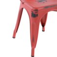 thumbnail image 2 of Homycasa Industrial Metal Stackable Dining Chair for Home or Commercial Use（Set of 2）, 2 of 8