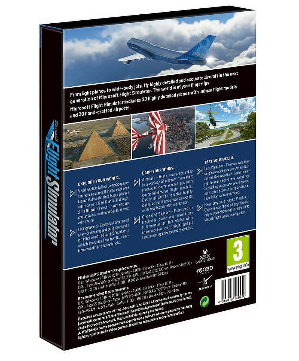 Microsoft Flight Simulator 2020 Premium Deluxe Edition PC, Physical Edition  