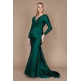 thumbnail image 4 of Dylan & Davids Long Sleeve Formal Fitted Evening Dress, 4 of 8