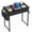 Black, variant on edx Small Desk Fabric Drawers & Storage Shelves, Home Office Computer Desk, Writing Desk Small Space Desk Study Table for Home, Bedroom, 48 Inch, White
