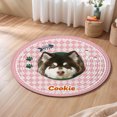 thumbnail image 3 of Sentmoon Bathroom Mat Living Room Rugs Customized Pet Pictures Crystal Velvet Carpets Around The Living Room and Bedroom Washable Cats and Dogs Gift Items, 3 of 5
