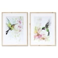 thumbnail image 1 of Hummingbird Watercolor (Set of 2) 15.25" x 19.75"H Wood/MDF, 1 of 1
