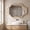 Natural Wood-1, variant on The Sanctuary Natural Wood Color 24"x36" Cloud Shape Solid Wood Franme Decorative Mirror, For Living Room Bedroom Dining Room
