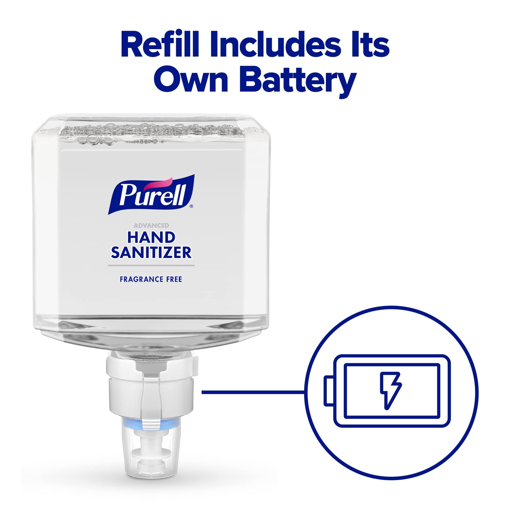 PURELL&reg; ES8 Hand Sanitizer Floor Stand with Dispenser, 1,200 mL, 13.5 x 5 x 28.5, Graphite/Silver (GOJ7218DS)