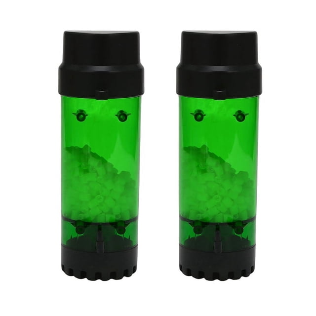 2X Tanque de Peces de Acuario Filtro de Lecho Móvil Fluidizado Filtro de Medios BiolóGicos de Burbuja