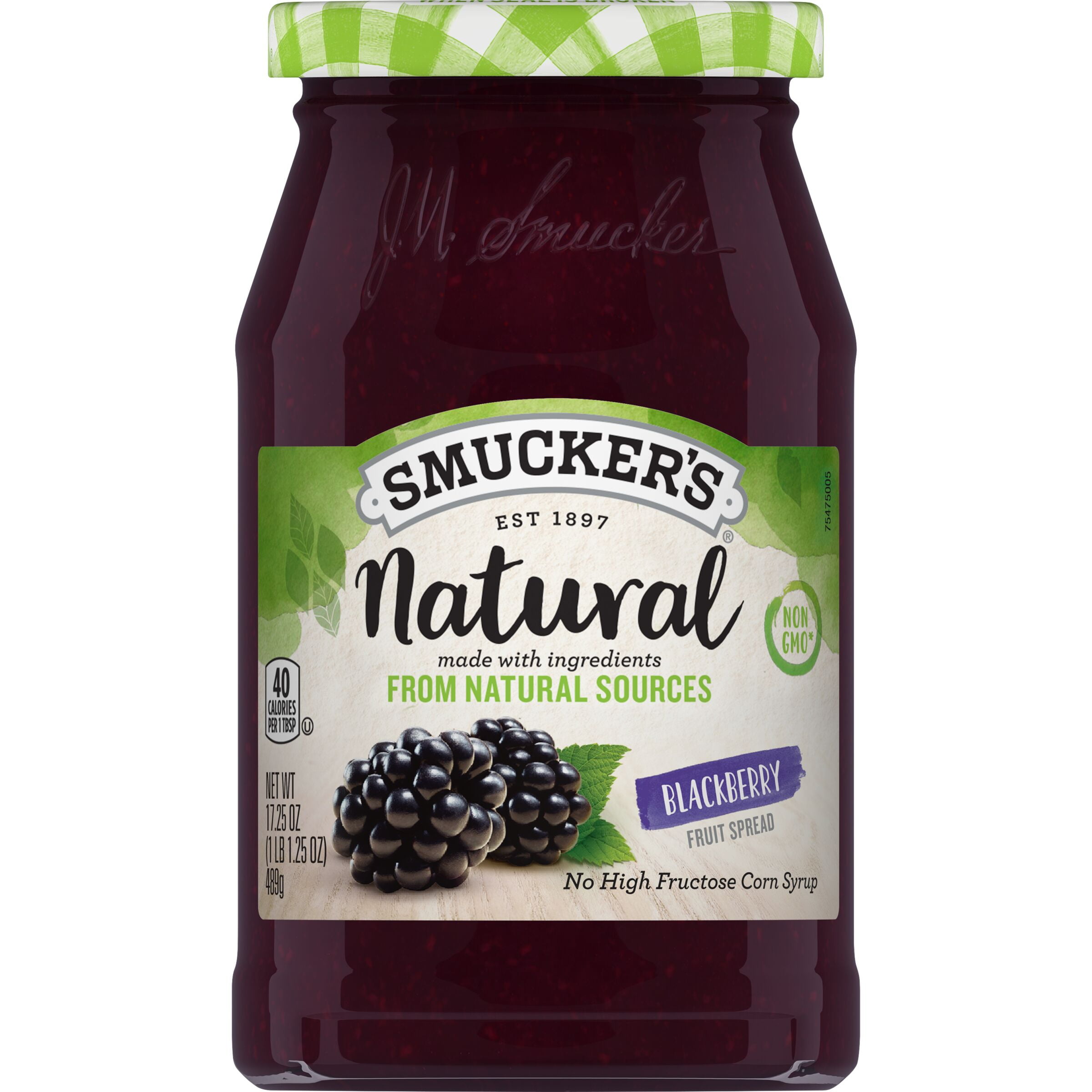 Smucker's Natural Blackberry Fruit Spread, 17.25 Ounces