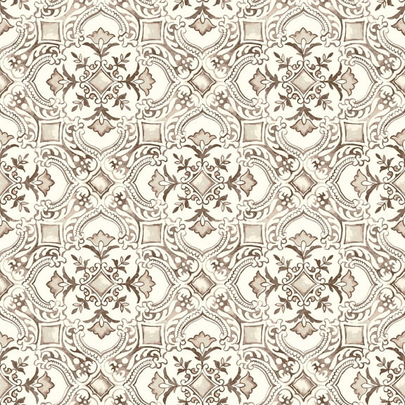 Chesapeake Marjoram Blush Floral Tile Wallpaper