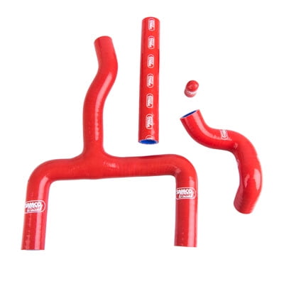SamcoSport Radiator Hose Kit with Thermostat Bypass Red for Beta 300 RR 2013-2018