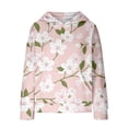 thumbnail image 7 of Mercatoo Trendy Hoodies for Teen Girls Flowers Graphic 𝐇ooded Sweatshirts Gradient Long Sleeve Fall Winter Oversized Hoodie, 7 of 7