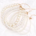 thumbnail image 3 of Collier Ras du Cou Imitation Perle Blanc Élégant pour Femmes Grande Perle Ronde Bijou de Mariage Cadeau pour Fille, 3 of 5