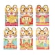 thumbnail image 2 of 12 Piezas de Dibujos Animados sobre Rojo Chino Hong Bao Wrap Bolsas Dinero Rojo, 2 of 9