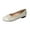 Beige, variant on PEERAGE Marina Women's Wide Width Casual Dress Leather Flats