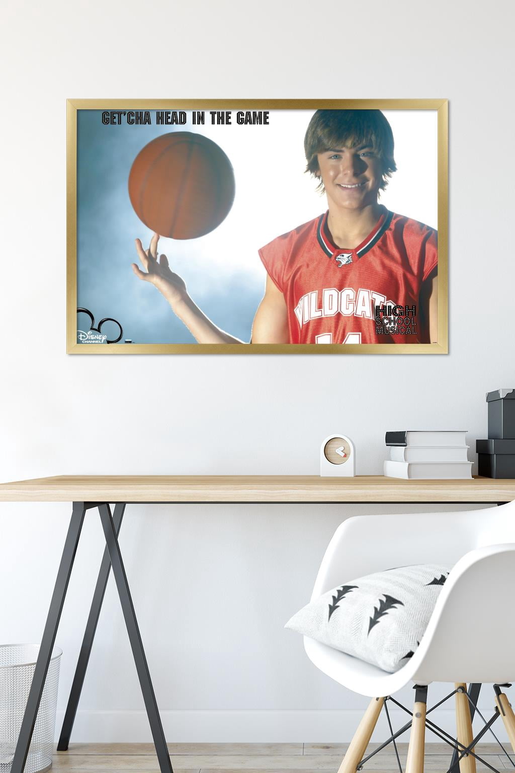 High School Musical - Troy - Game Wall Poster, 22.375" x 34" Framed