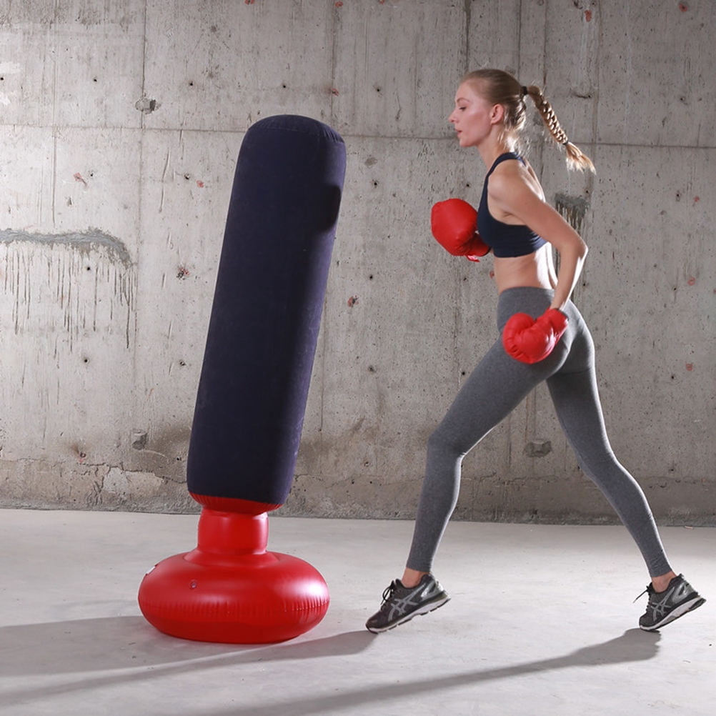 GETAJGHSD PVC Punching Bag Sandbags Dark Blue Fitness Training 1Set