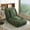 Green, variant on ChromaCore Foldable Lazy Sofa Bed with 5 Adjustable Position and Includes 2 Soft Pillows for Bedroom,Living Room,Reading Corner