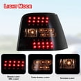 thumbnail image 4 of WINJET Led Tail Lights Assembly for 1999-2004 Volkswagen Golf MK4/GTI,Smoke Rear Lights Replacement with Led DRL/Turn signals/Brake Lamps-Driver & Passenger Side, 4 of 8