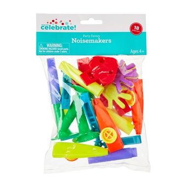 Multicolor Noisemaker Party Favors, 18 Pieces, by Way To Celebrate