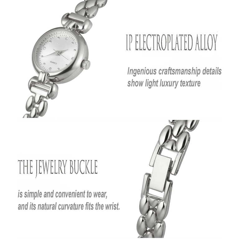 Petite Womens Round Simple Wrist Watch Fashion Dress Diamond  display picture 3