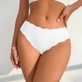 thumbnail image 4 of Endives Womens No Show Underwear High Waisted Seamless Underwear for Women No Show Panties Cheeky Scalloped Edge Bikini Breathable Briefs, 4 of 6