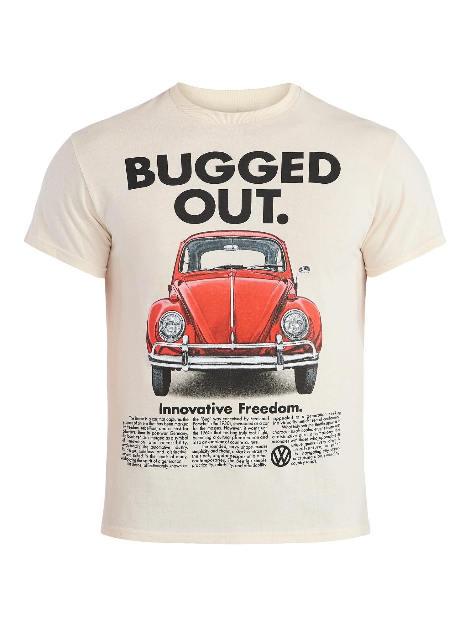 Volkswagen Bug Men's & Big Men's Graphic Tee with Short Sleeves, Sizes S-3XL