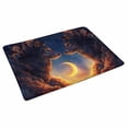 thumbnail image 2 of MKHERT 3D Big Fox with Clouds Form and Moon Doormat Rug Home Decor Floor Mat Bath Mat 30x18 inch, 2 of 3