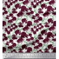 thumbnail image 1 of Soimoi Rayon Fabric Leaves & Floral Abstract Printed Craft Fabric by the Yard 42 Inch Wide, 1 of 1