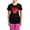 With Pink Pant, variant on CafePress - Heart Women's Dark Pajamas - Women's Short Sleeve Print T-Shirt and Pants Dark Cotton Pajama Set