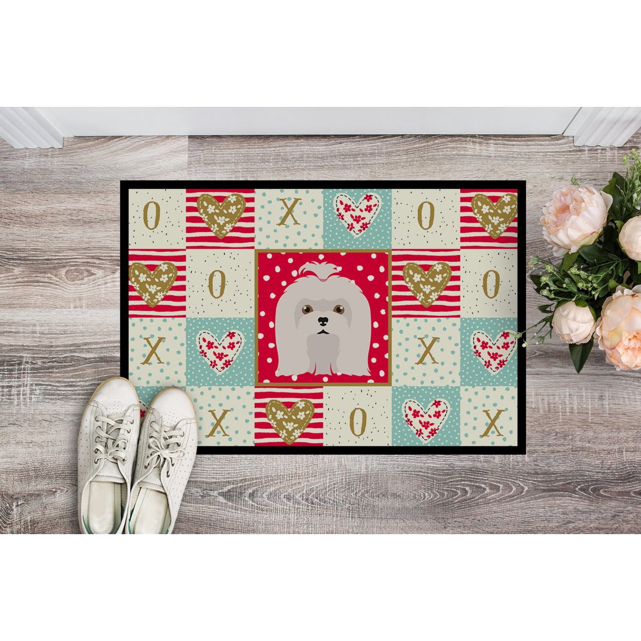 Maltese Love Door Mat