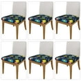 thumbnail image 2 of Uemuo Funny Spaceships Pattern Waterproof Square Couch Cushion Covers, Magic Sofa Covers Washable, Stretch Sofa Seat Cushion Slipcovers, 2 of 9