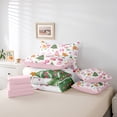 thumbnail image 6 of jejeloiu Cartoon Gingerbread Man 7-Piece Twin Bedding Sets,Chic Christmas Tree Bedding Comforter Set,Xmas Theme Dessert Candy Cane Sheet Sets For Girl Kids,Breathable Home Decor Reversible, 6 of 8