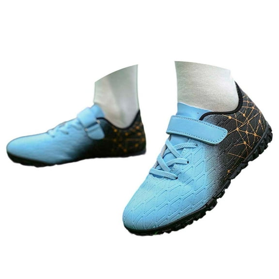 WAYUTE Sneakers for Boys Cleats for Youth Sports Training Football Shoes with Rubber Sole Running Shoes Casual School Wear