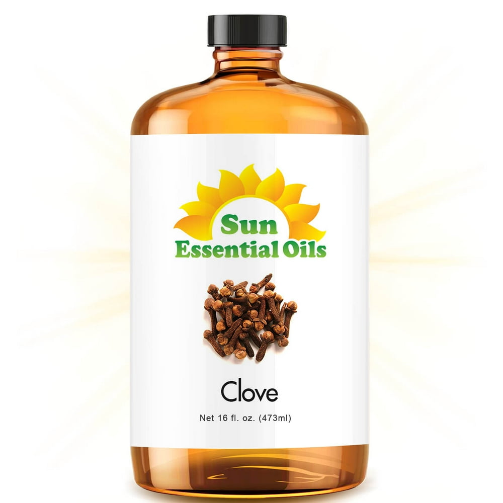 Clove Essential Oil (Huge 16oz Bottle) Bulk Clove Oil 16 Ounce