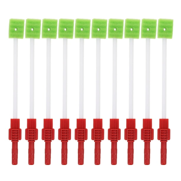 EeaseMX 10 esponjas desechables para aspiración de esputo, tubo de cuidado de enfermería, esponja, cepillo de dientes, cepillo de esputo