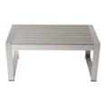 thumbnail image 1 of Pemberly Row Aluminum Frame Outdoor Coffee Table in Gray Taupe, 1 of 1
