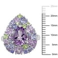 thumbnail image 2 of Everly Women's Tanzanite and Amethyst Peridot Sterling Silver Ring, 2 of 7