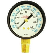 Milton MIL1194 Air Pressure Gauge- .25'' Bottom Back- 0-160 PSI