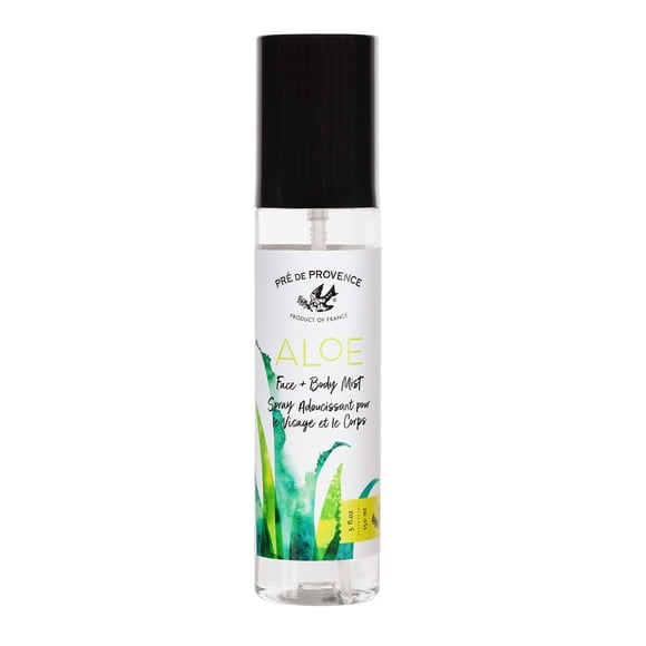 Spray hidratante para rostro y cuerpo de colección de aloe orgánico (5 oz) con aroma a pepino fresco