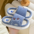 thumbnail image 5 of Vedolay Baby Shoes Toddler Kids Girls Shoes Slippers Boys Warm Soft-Soled Shoes Navy,26, 5 of 5