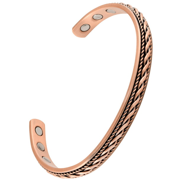 Magnet Jewelry Store Power Magnets Waves Copper Magnetic Bracelet - Walmart.com